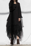 Marc Le Bihan 2590 Collection of Triple Tulle Silk Skirts Handmade in France MLB-2590-HEI Black